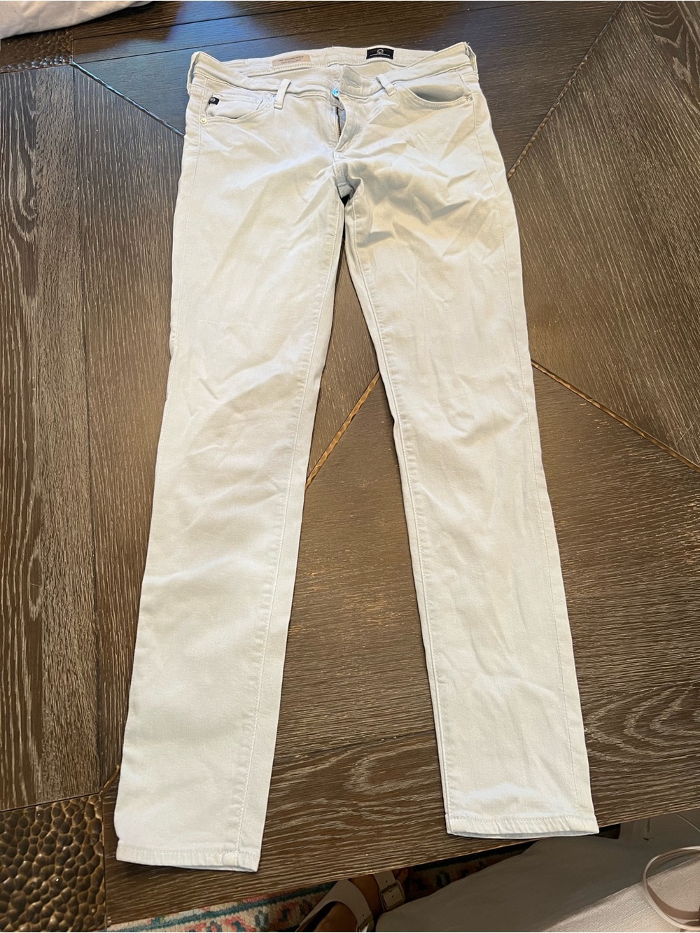 AG Adriano Goldschmied the legging ankle Women’s Pale Blue Skinny Jeans